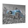 Blue Oldtimer Car Poster