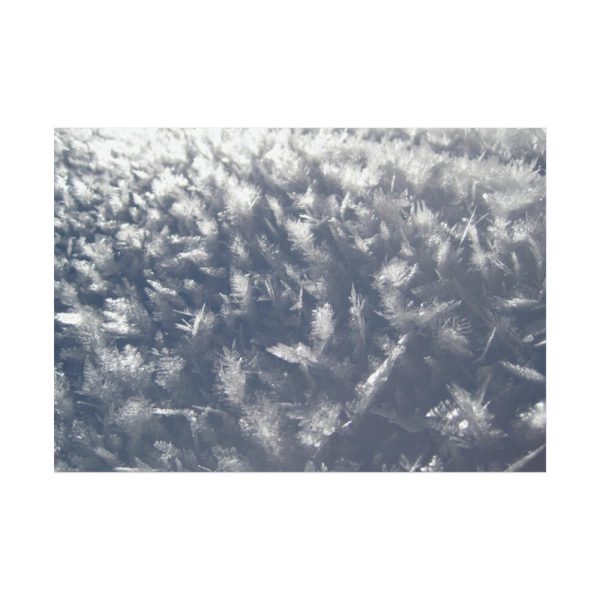 92408-585.jpg Closeup on Ice Crystals Poster