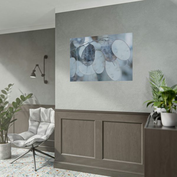 92408-594.jpg Leaves Covered in Ice Crystals Poster