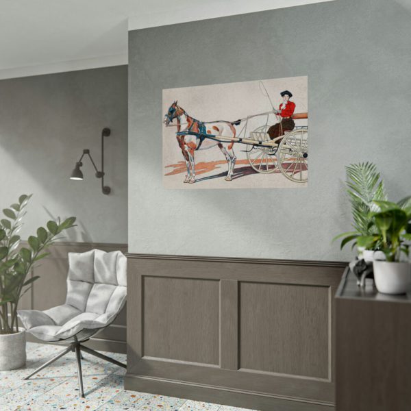 92408-729.jpg A Kentucky Breaking Cart by Edward Penfield Poster