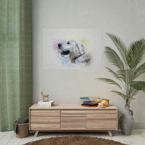 92408-762.jpg Retriever Watercolor Paint Poster