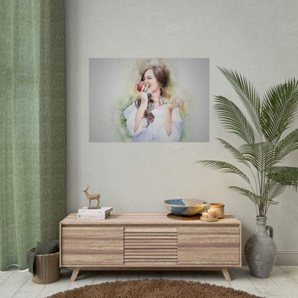 92408-766.jpg Girl with Apple Poster