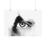 Eye Black and White Poster - Image 2