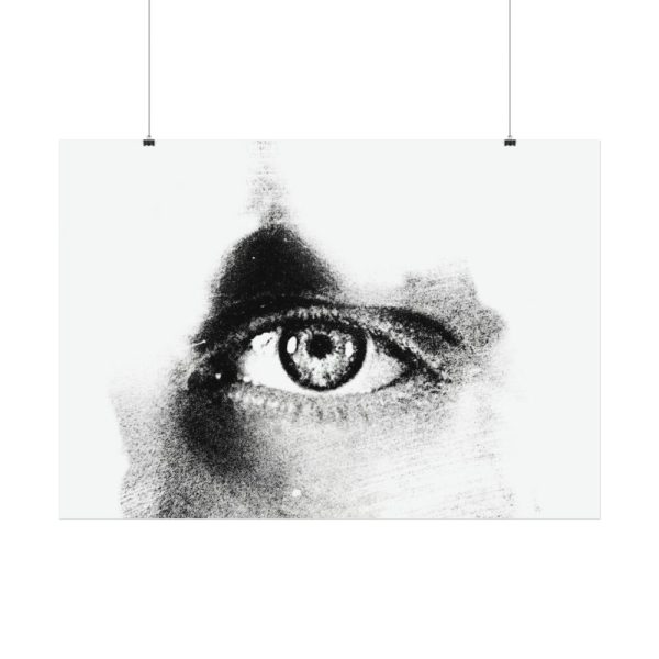 92408-768.jpg Eye Black and White Poster