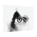 Eye Black and White Poster - Image 3