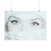 92408-792.jpg Face of a Girl with Beautiful Eyes Poster