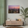 92408-88.jpg View of City Lit Up at Night Poster