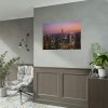 92408-89.jpg View of City Lit Up at Night Poster