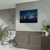 92408-94.jpg Dubai Skyline During Night Time Poster