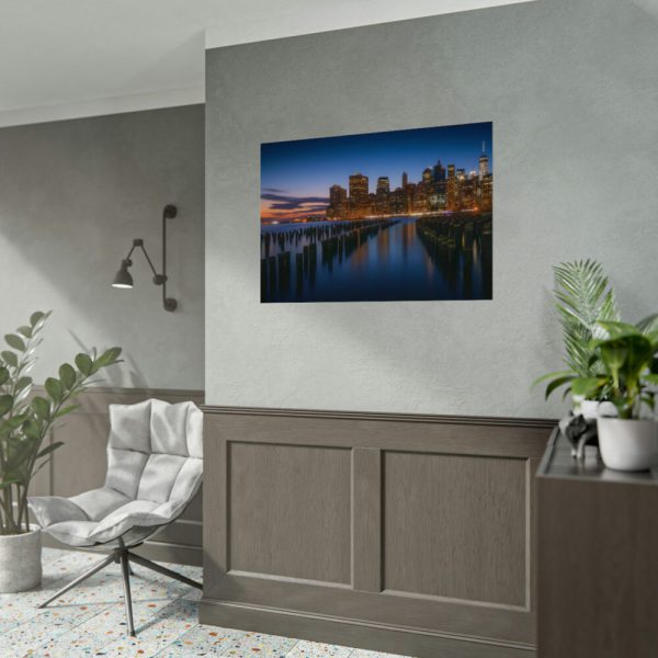 92408-99.jpg Beautiful New York City Sunset Poster