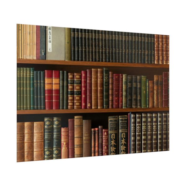 92409-132.jpg Antique Books in a Library Poster