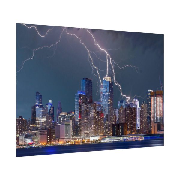 92409-137.jpg New York City Lightning Storm Poster