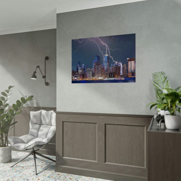 92409-139.jpg New York City Lightning Storm Poster