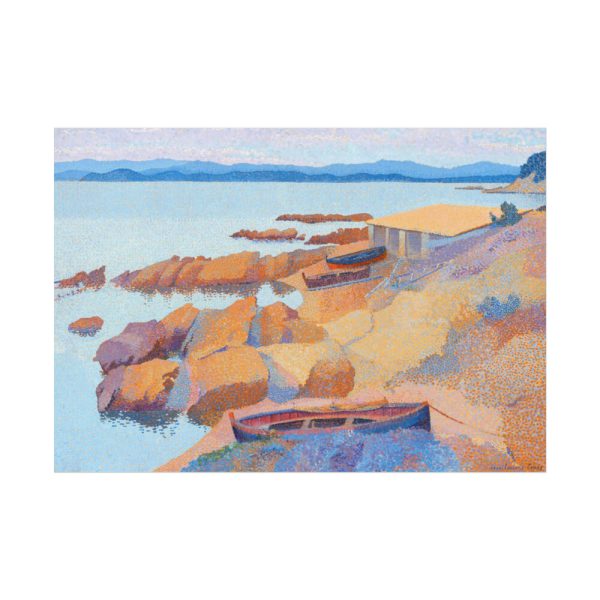 Calanque des Antibois by Henri-Edmond Cross Poster
