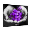 92409-197.jpg Purple Flowers in Hands Poster