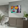 92409-274.jpg Brick Wall With Woman's Face Poster