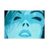 92409-275.jpg Blue Womans Face Poster