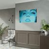 92409-279.jpg Blue Womans Face Poster