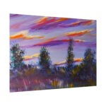Artistically Landscape of Sunset and Clouds Poster - Image 8