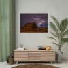 92409-3.jpg Barn Lightning Bolt Storm Poster