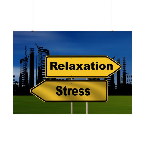 92409-31.jpg Relaxation vs Stress City Poster