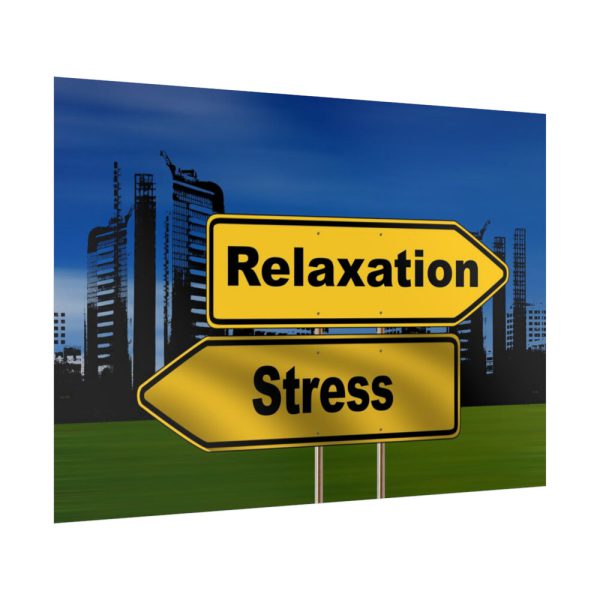 92409-32.jpg Relaxation vs Stress City Poster
