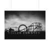 92409-331.jpg Amusement Park in Black and White Poster