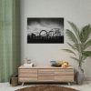 92409-333.jpg Amusement Park in Black and White Poster