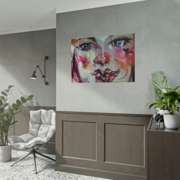 92409-354.jpg Face Painting Abstract Graffiti Poster