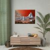 92409-363.jpg Mars Mission Illustrated by Les Bossinas Poster