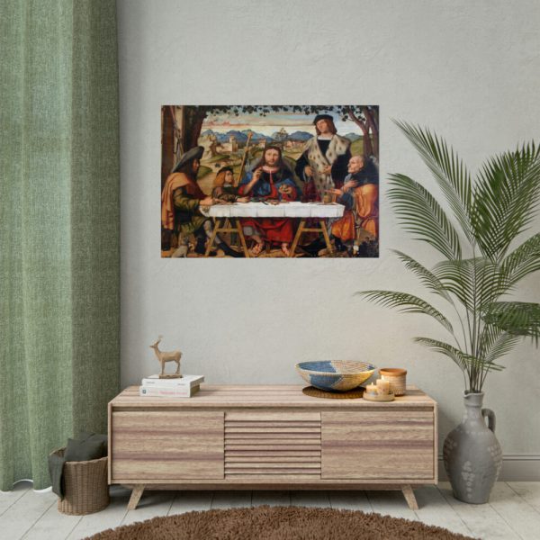 92409-393.jpg Marziale Christus in Emmaus Anagoria Poster