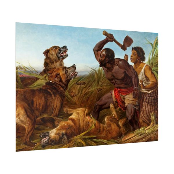 The Hunted Slaves by Richard Ansdell Poster