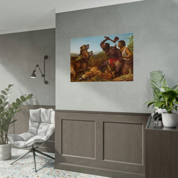 The Hunted Slaves by Richard Ansdell Poster