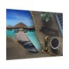 92409-42.jpg Office Work vs Sea and Beach Poster