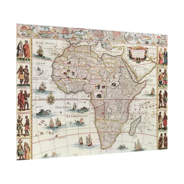 Africæ nova descriptio by Willem Janszoon Blaeu Poster