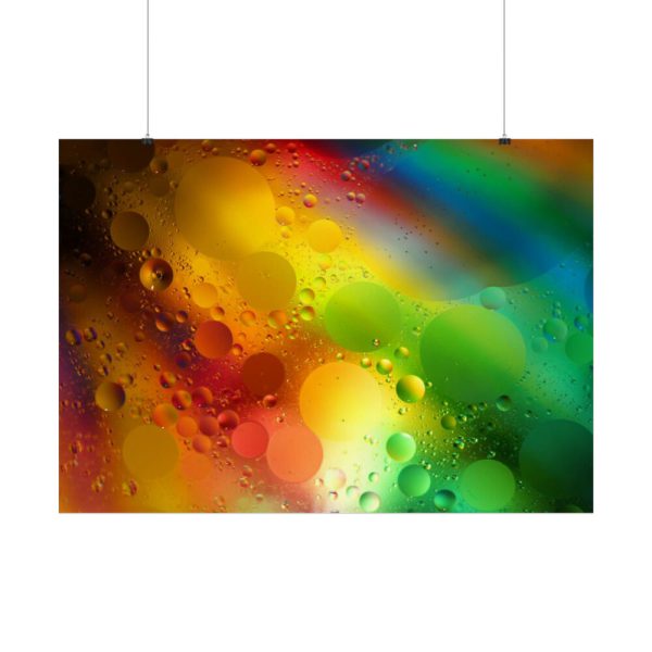 92409-461.jpg Rainbow Oil Bubble Poster