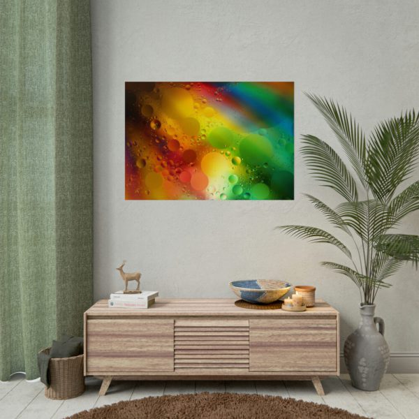 92409-463.jpg Rainbow Oil Bubble Poster