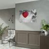 92409-509.jpg Red Apple in the Black and White Poster