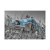 Blue Oldtimer Car Poster