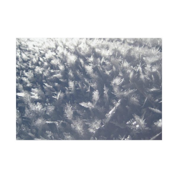 92409-585.jpg Closeup on Ice Crystals Poster