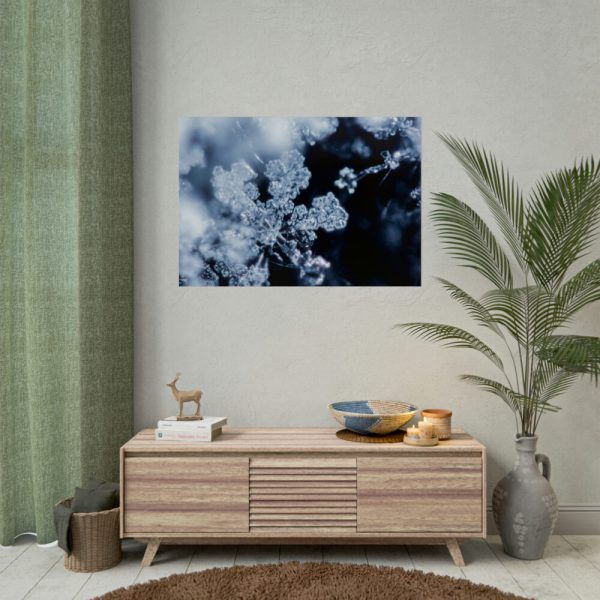 92409-603.jpg Closeup on Textured Frost Poster