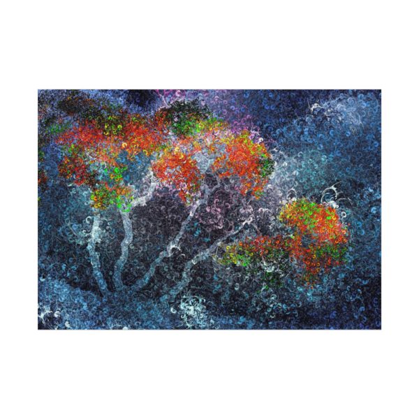 Trees Digital Art Poster