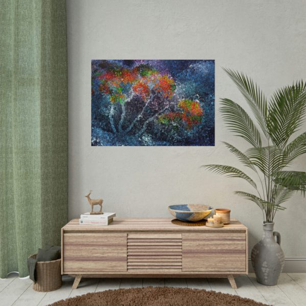 Trees Digital Art Poster