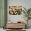 92409-633.jpg A Large Grouping of Light Tulips in Sunlight Poster