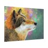 92409-637.jpg Wolf Portrait Poster