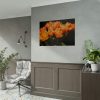 A Bouquet of Bright Orange Tulips Poster