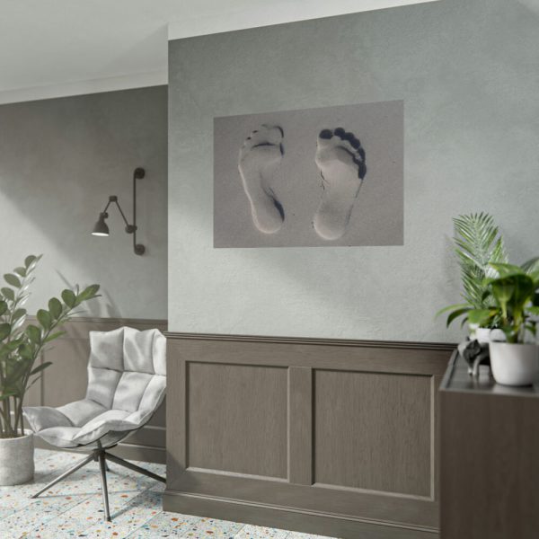 92409-664.jpg Small Footprints in the Sand Poster