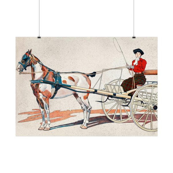 92409-726.jpg A Kentucky Breaking Cart by Edward Penfield Poster