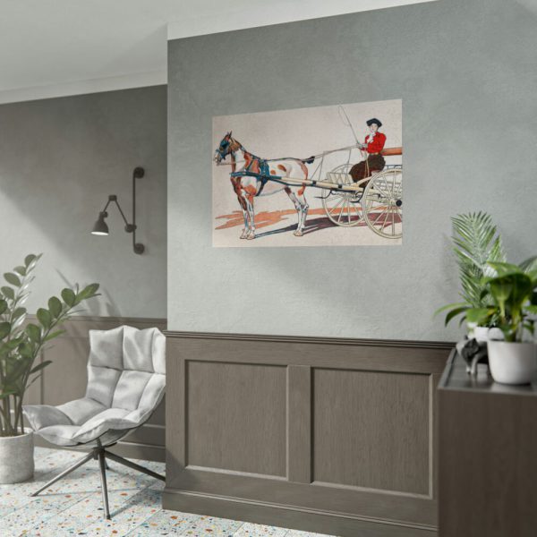 92409-729.jpg A Kentucky Breaking Cart by Edward Penfield Poster