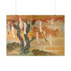 92409-741.jpg Japanese Autumn Maples With Poem Slips by Tosa Mitsuoki Poster